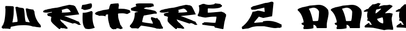 Writers 2 font