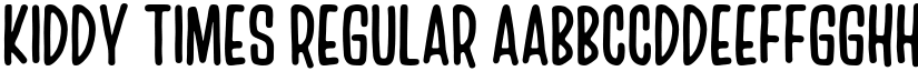 Kiddy Times Regular font