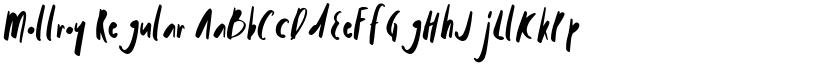 Mollroy Regular font