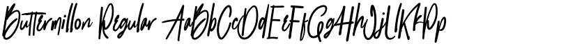 Buttermillon Regular font