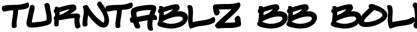 Turntablz BB Bold font