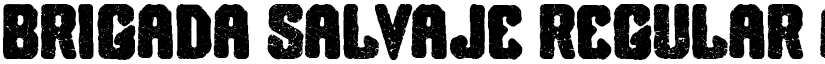 Brigada Salvaje font download
