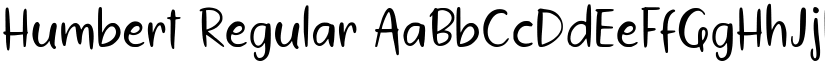 Humbert font download
