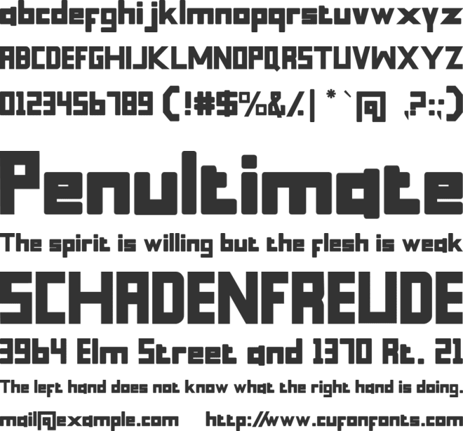 Murisa Alexandra font preview