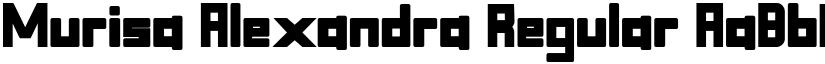 Murisa Alexandra Regular font