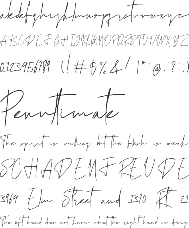 Yokohama font preview