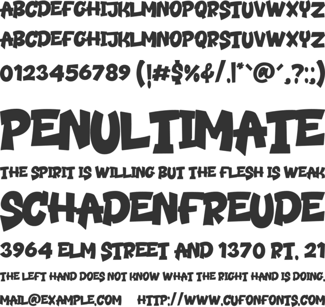 Brocklyns font preview