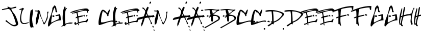 Jungle Clean font