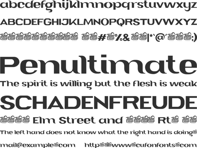 Mageri font preview