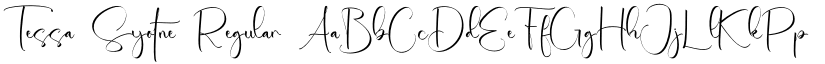 Tessa Syotne font download