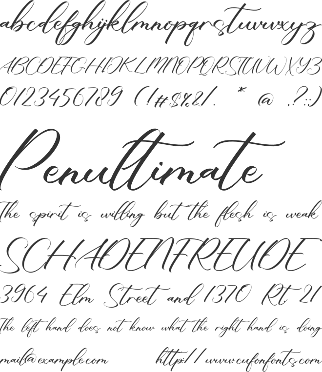 Balagaya font preview