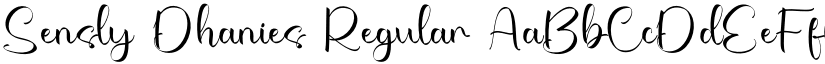 Sensly Dhanies Regular font