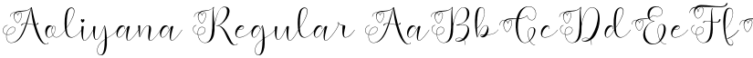 Aoliyana font download