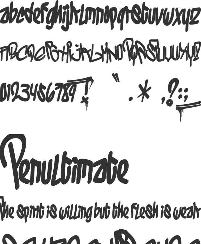 Los Vatos Locos font preview