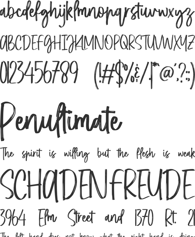 Pathway Artistry font preview