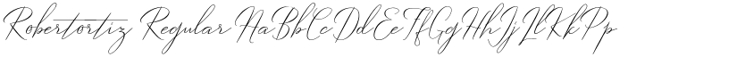 Robertortiz Regular font