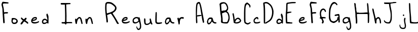 Foxed Inn Regular font