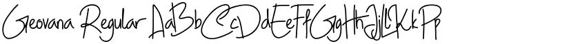 Geovana font download