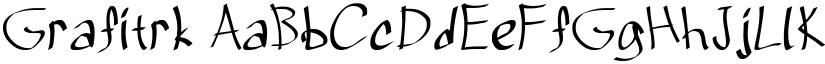 Grafitrk font