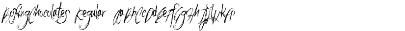 BoxingChocolates Regular font