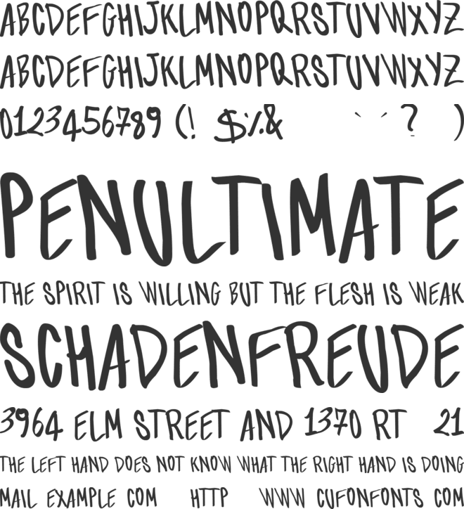 tom script font preview