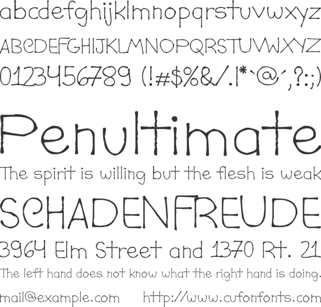 Davi Costa font preview