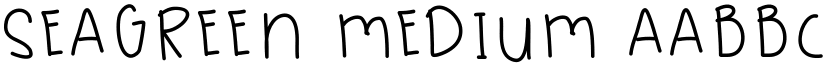 SeaGreen Medium font
