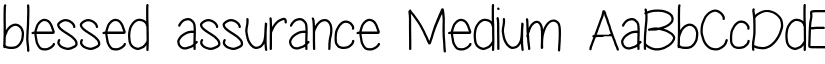 blessed assurance font download