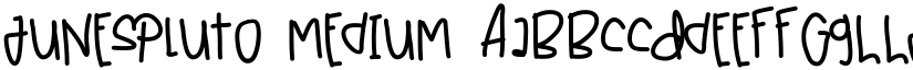 JunesPluto font download