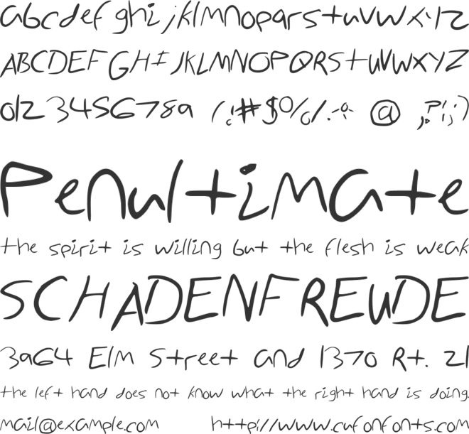 Cartoony_Worldoz font preview