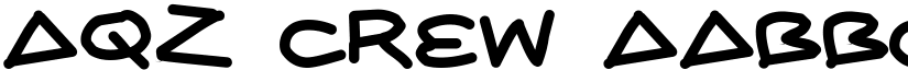 AQZ crew font