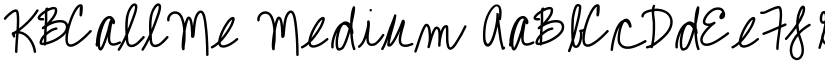 KBCallMe font download