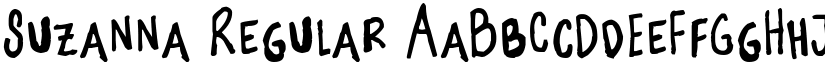 Suzanna Regular font