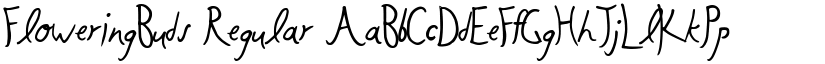 FloweringBuds font download