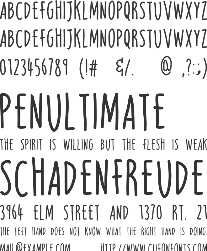 LIGHTWEIGHT SERIF font preview