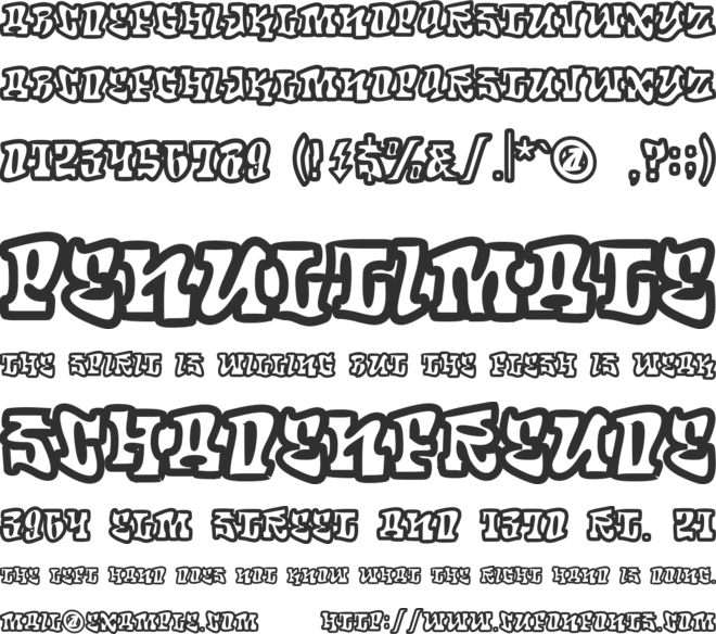 RoteFlora font preview