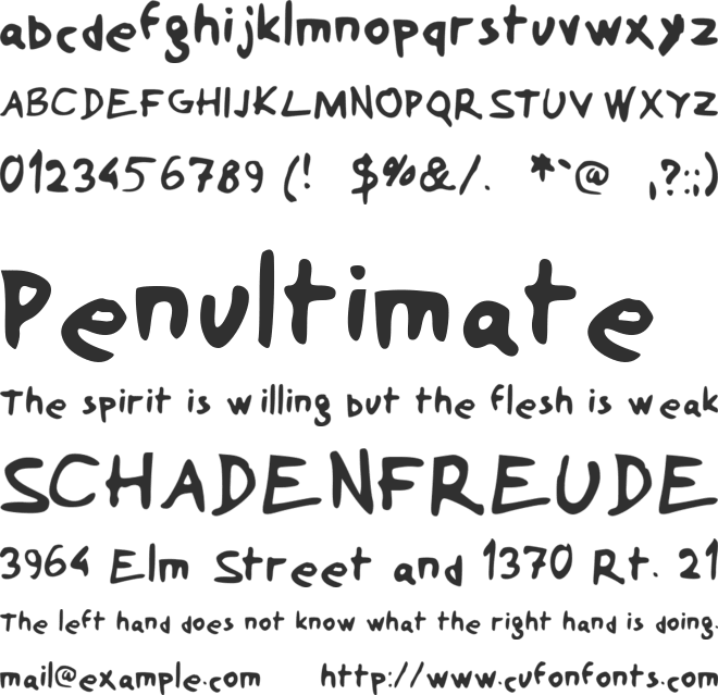 toilet tag font preview