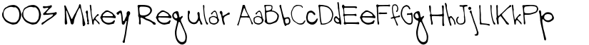 003 Mikey font download