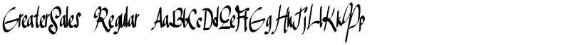 GreaterSales Regular font