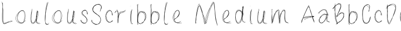 LoulousScribble font download