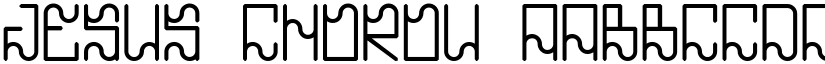 Jesus Chorou font download