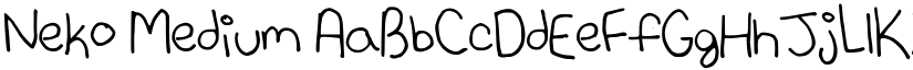 Neko Medium font
