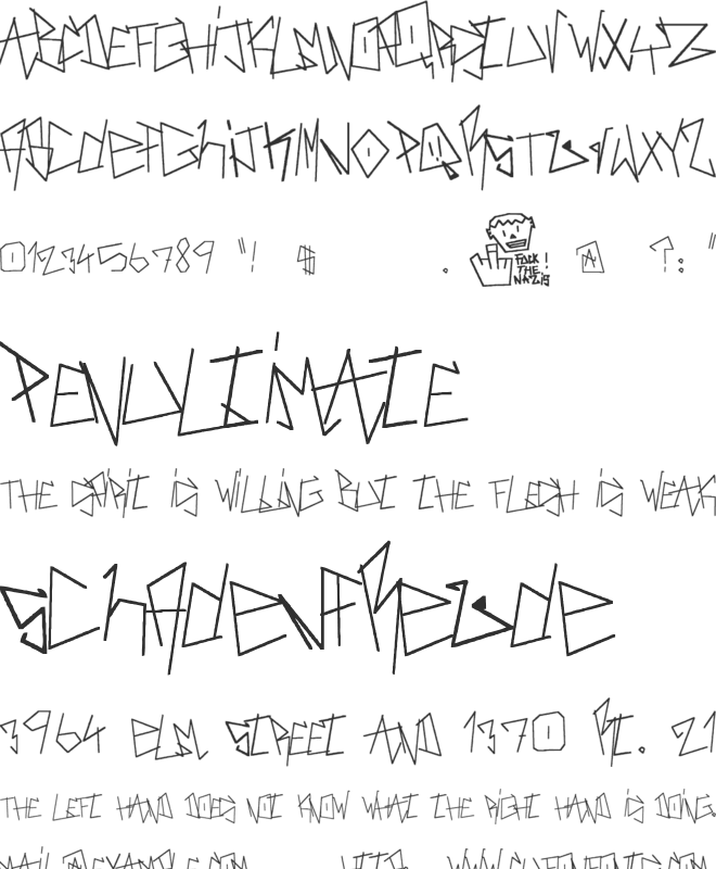Real Breakerz font preview