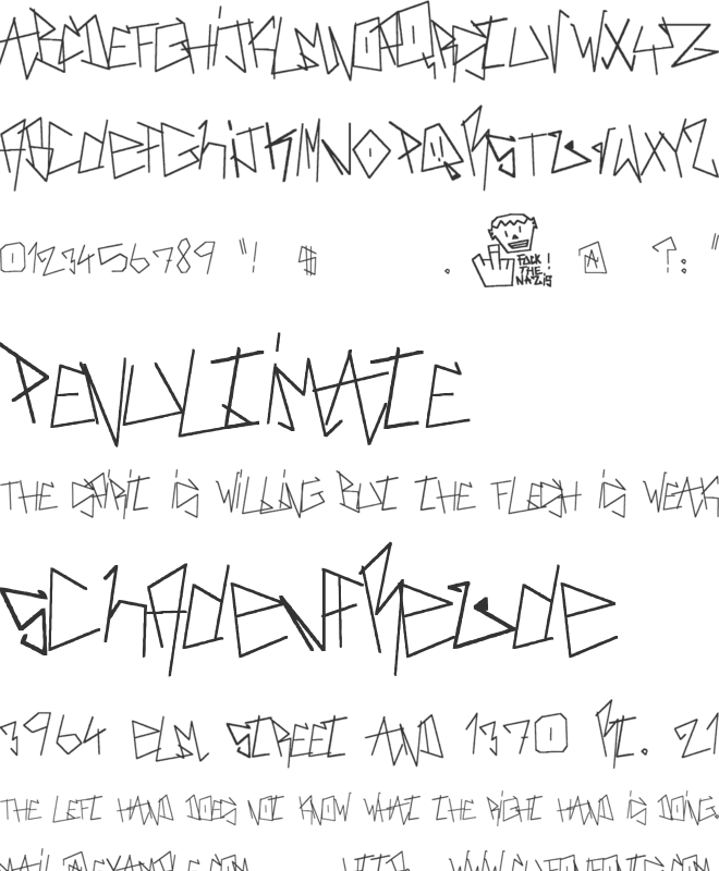 Real Breakerz font preview