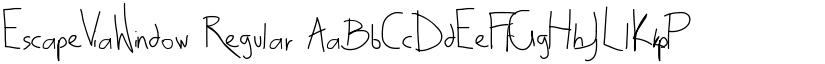 EscapeViaWindow font download
