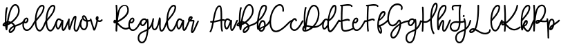 Bellanov Regular font