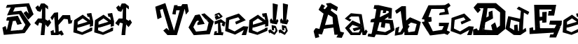 Street Voice!! font