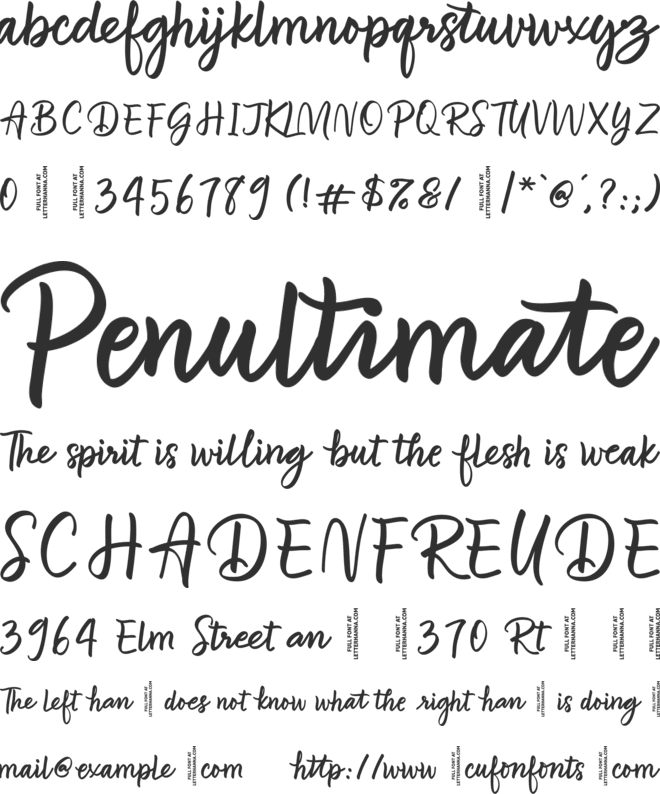 Brave Youthquakes Free font preview