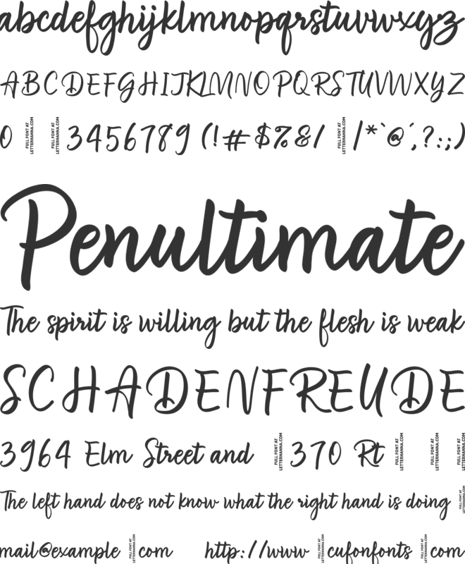 Brave Youthquakes Free font preview