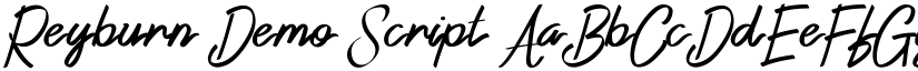 Reyburn Demo Script font